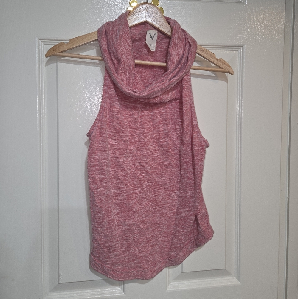 We The Free Flowy Heathered Rose Sleeveless Cowl Neck Tank XS - Picture 7 of 10